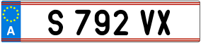 Truck License Plate